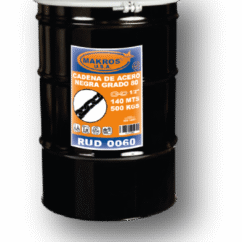 CADENA NEGRA ESLABONADA GRADO 80